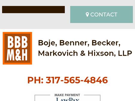 Boje, Benner, Becker, Markovich & Hixson, LLP Noblesville, IN Office