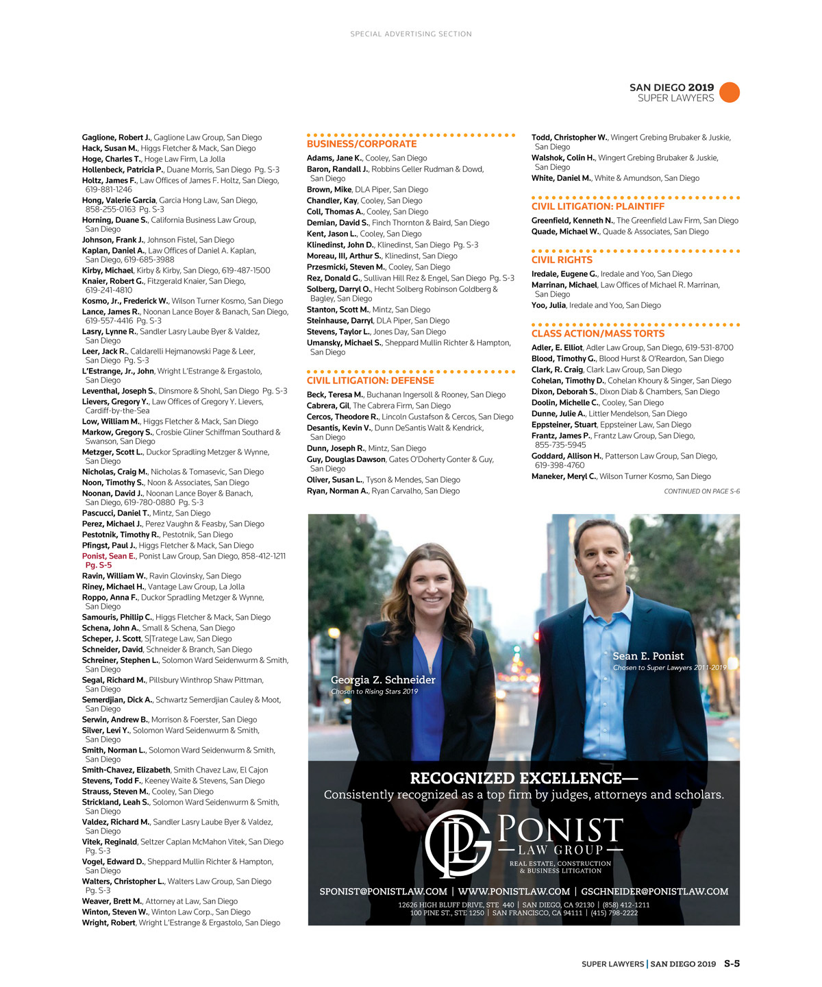 Hildy L. Fentin San Diego,  Office