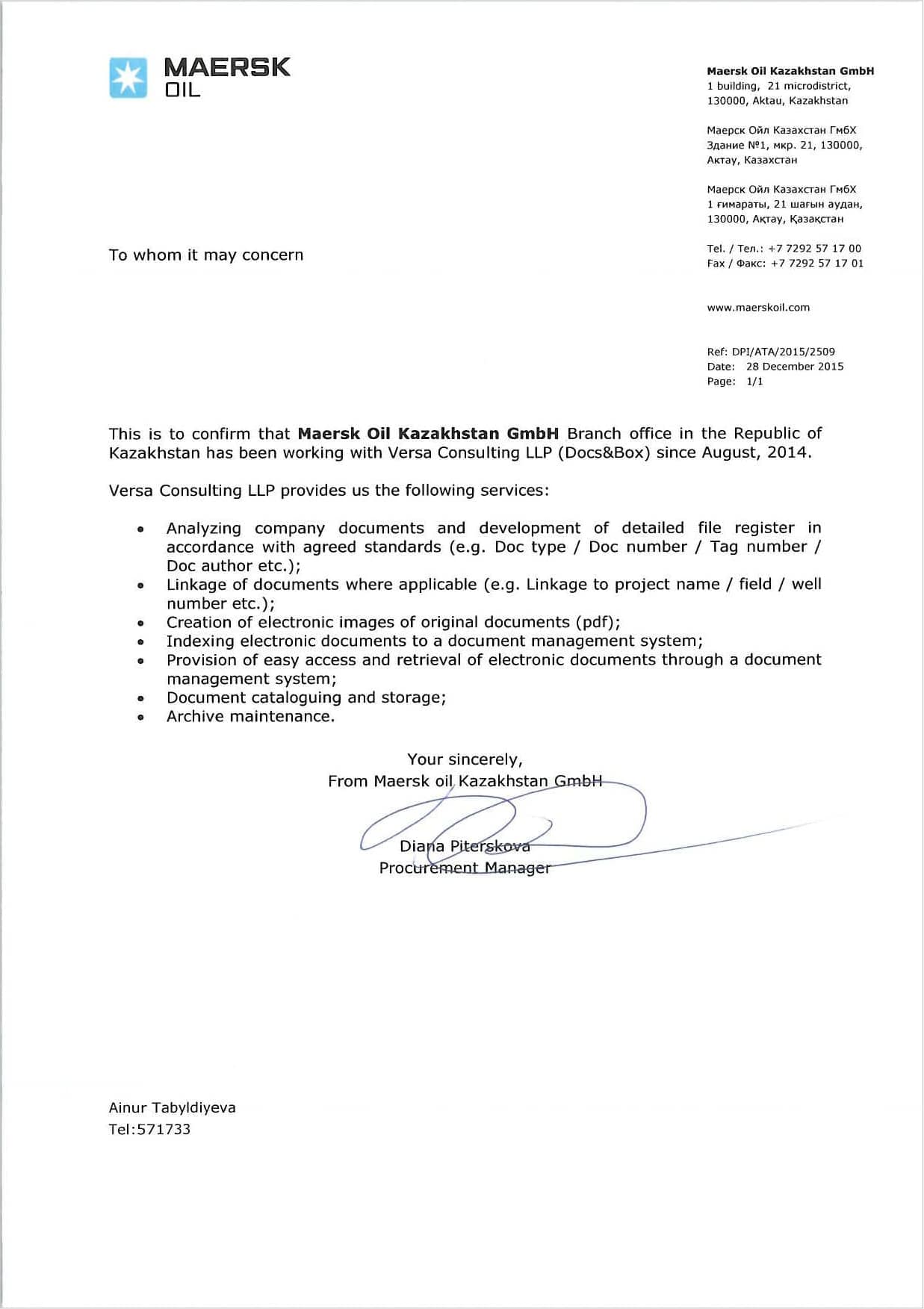 GRATA International Aktau, Kazakhstan Office