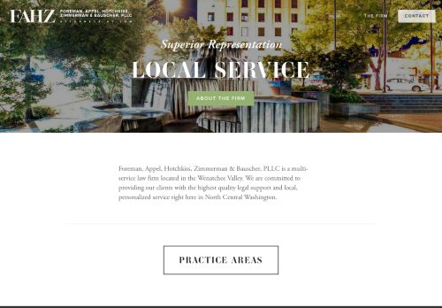 Foreman, Appel, Hotchkiss, Zimmerman & Bauscher, PLLC Wenatchee,  Office