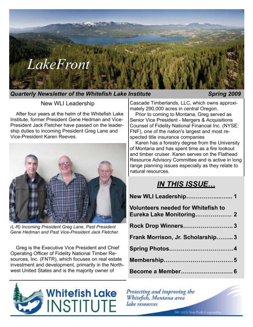 Morrison & Frampton, PLLP Whitefish, MT Office