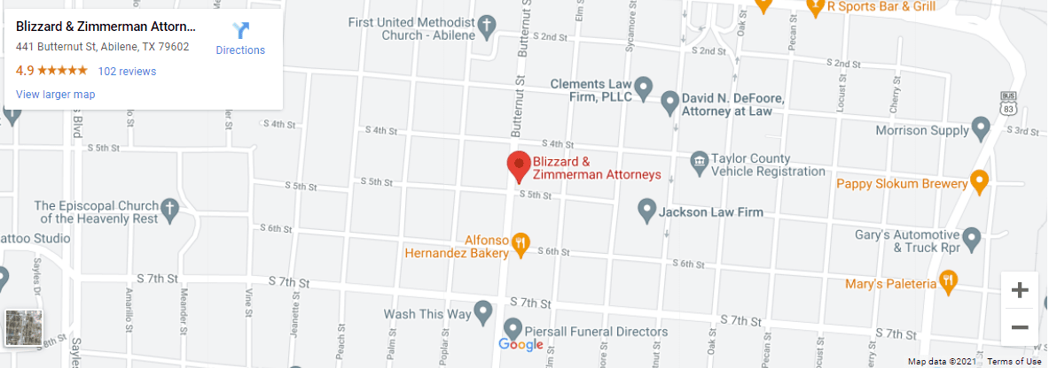 Blizzard & Zimmerman, P.L.L.C Abilene,  Office