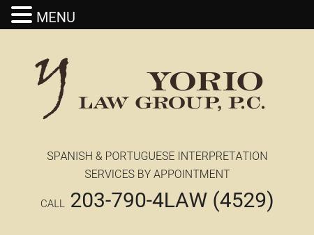 Yorio Law Group, P.C Danbury, CT Office