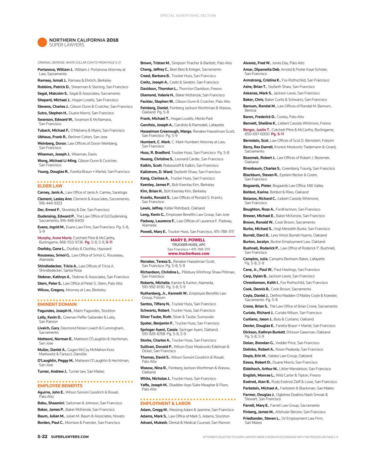 Trucker Huss, APC San Francisco, CA Office