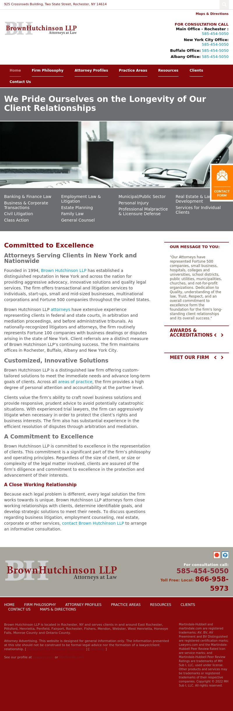 Brown Hutchinson LLP Rochester, NY Office