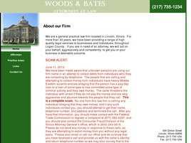 Woods & Bates, P.C Lincoln, IL Office