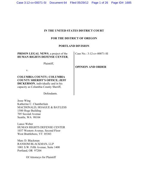 MacDonald Hoague & Bayless Seattle, WA Office