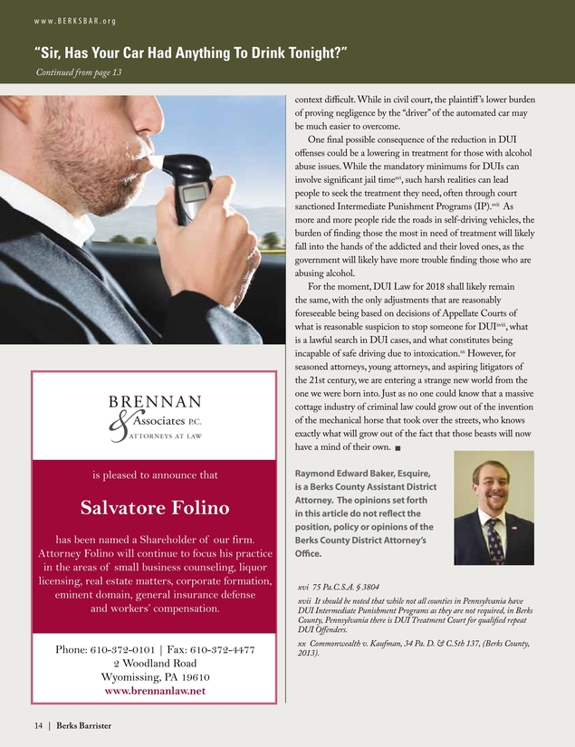 Brennan & Associates, P.C Wyomissing, PA Office