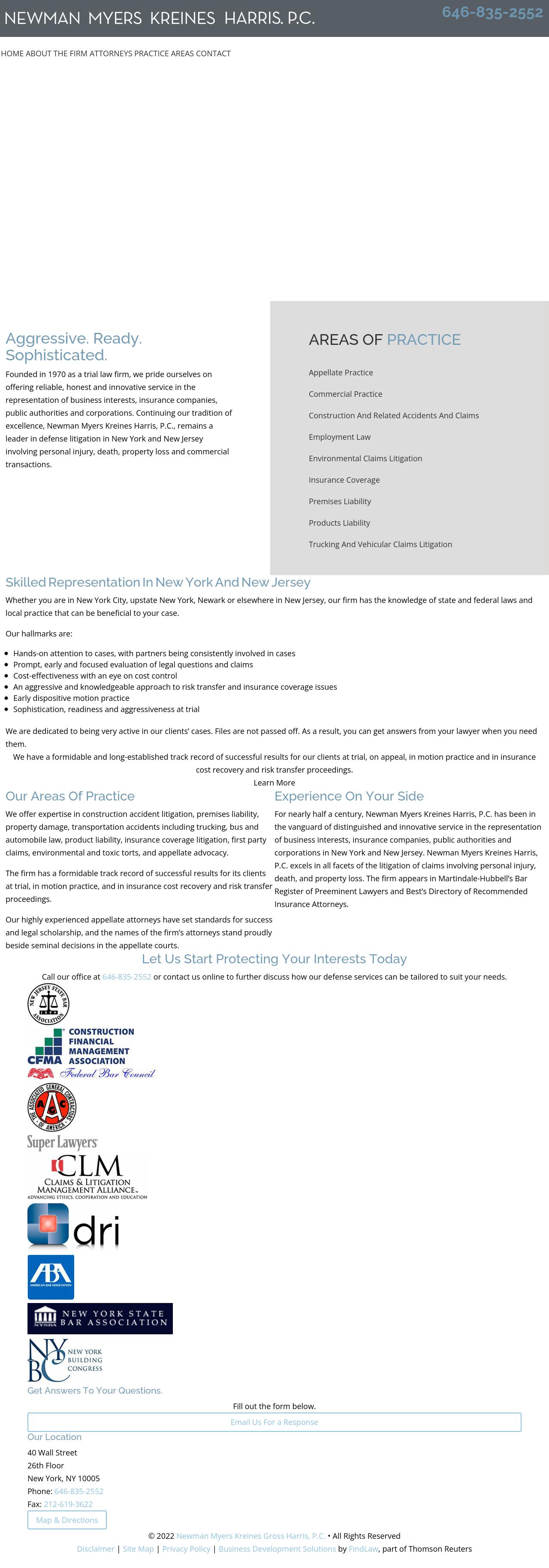 Newman Myers Kreines Gross Harris, P.C New York City, NY Office