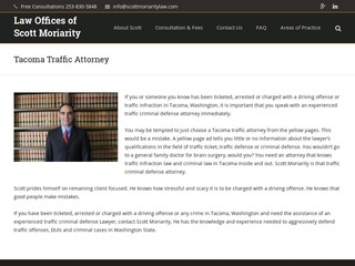 Law Office of Scott Moriarity Tacoma,  Office