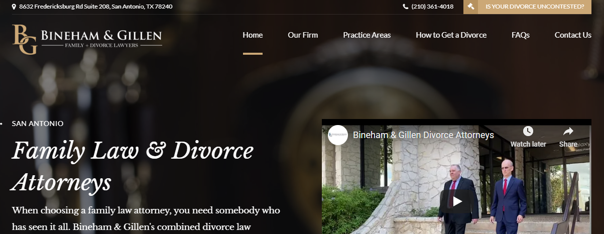 Bineham & Gillen, PLLC San Antonio,  Office