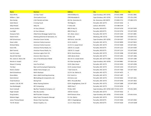 The Webb Law Firm, P.C Perryville, MO Office