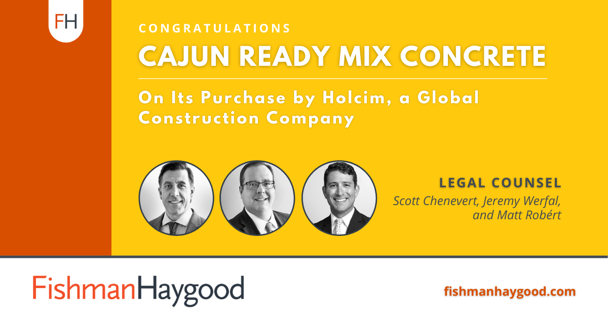 Fishman Haygood LLP New Orleans, LA Office