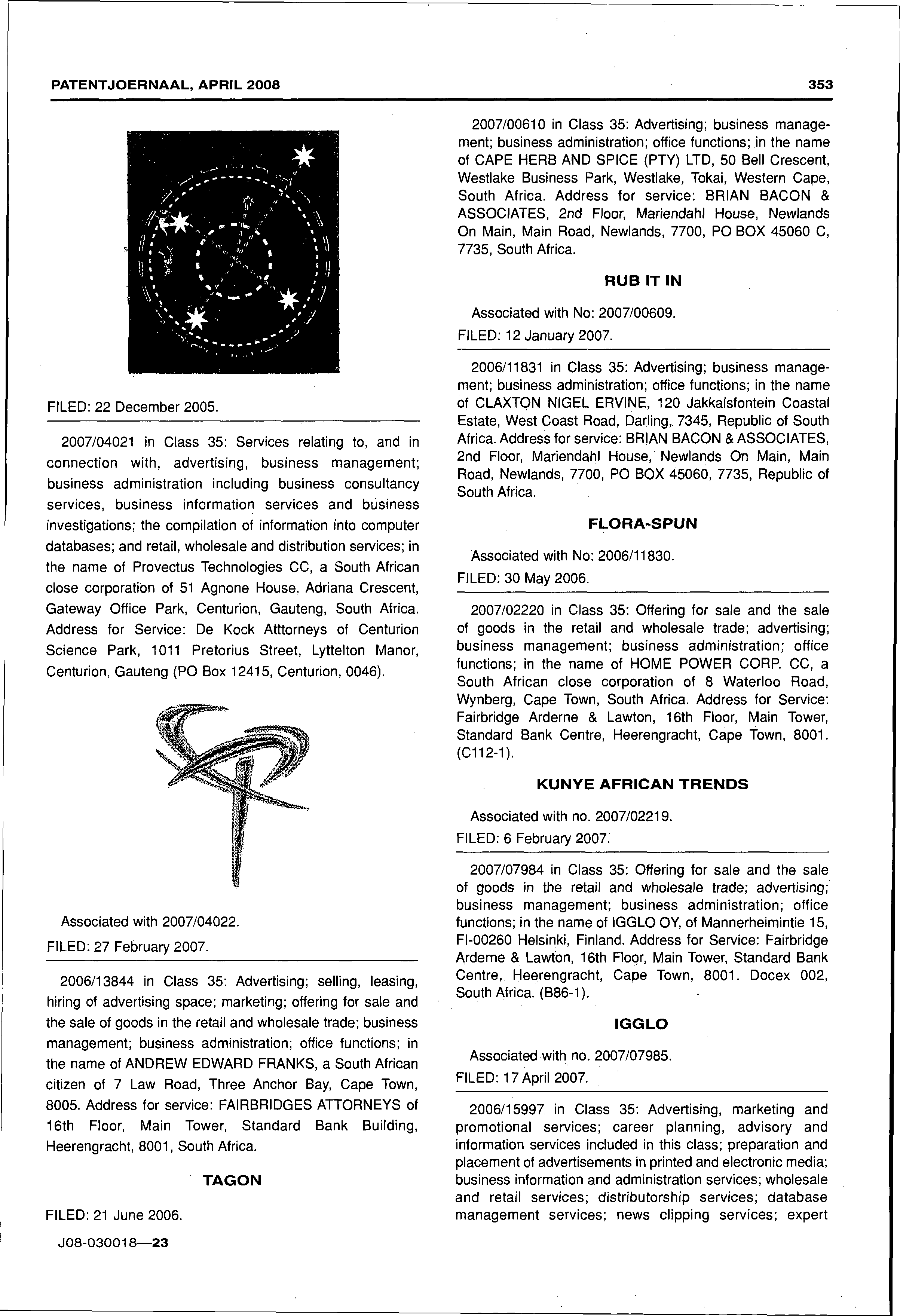 Brian Bacon & Associates Inc Cape Town, South Africa Office