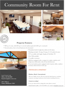 Lee | Coats Law PLC Vinita,  Office