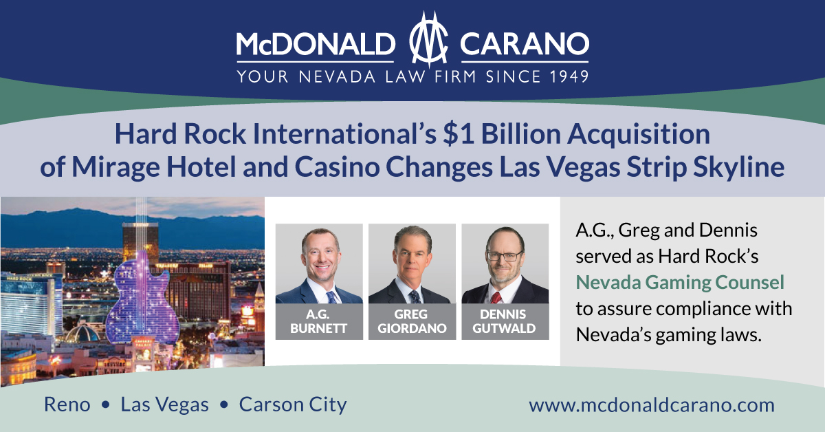 McDonald Carano, LLP Reno, NV Office