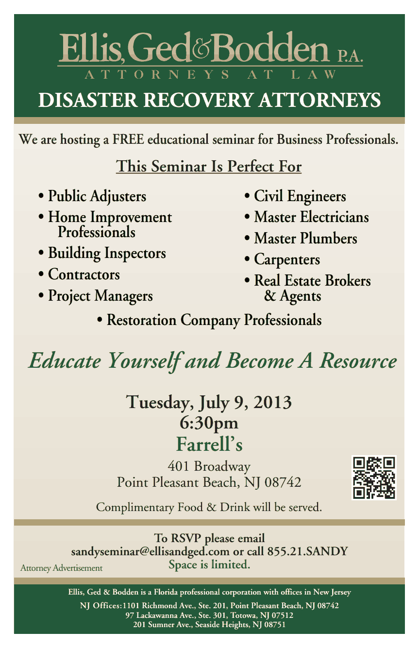 Ged Lawyers, LLP Point Pleasant Beach, NJ Office