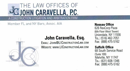 Law Offices of John Caravella, P.C Melville,  Office
