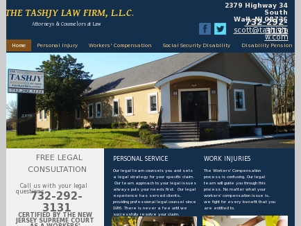 The Tashjy Law Firm, LLC Wall, NJ Office