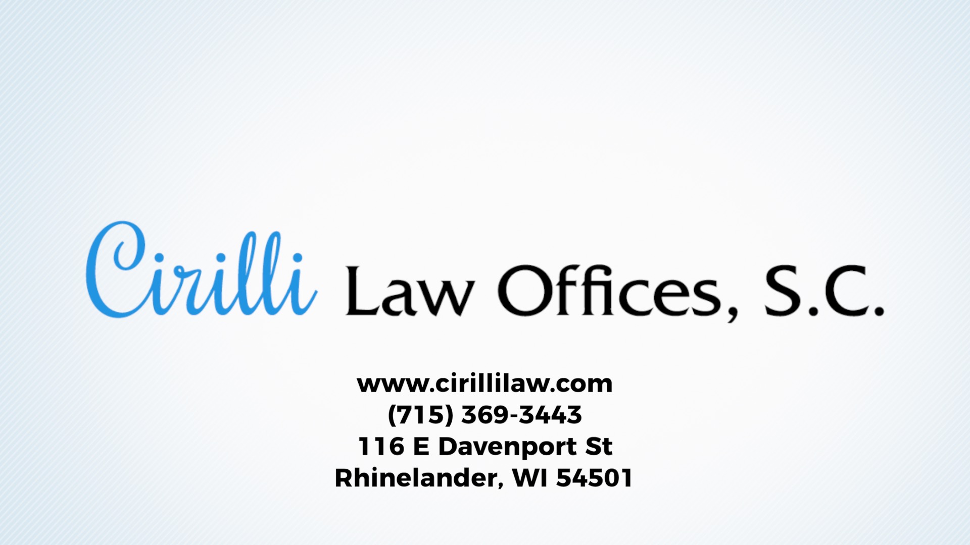 Hougum Law Firm, LLC Rhinelander, WI Office