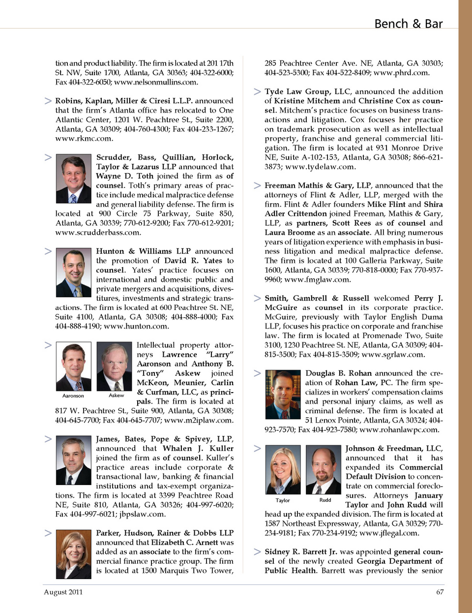 Meunier Carlin & Curfman, LLC Atlanta,  Office