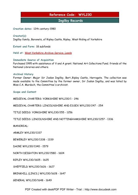 Ramsdens Solicitors Easingwold, United Kingdom Office