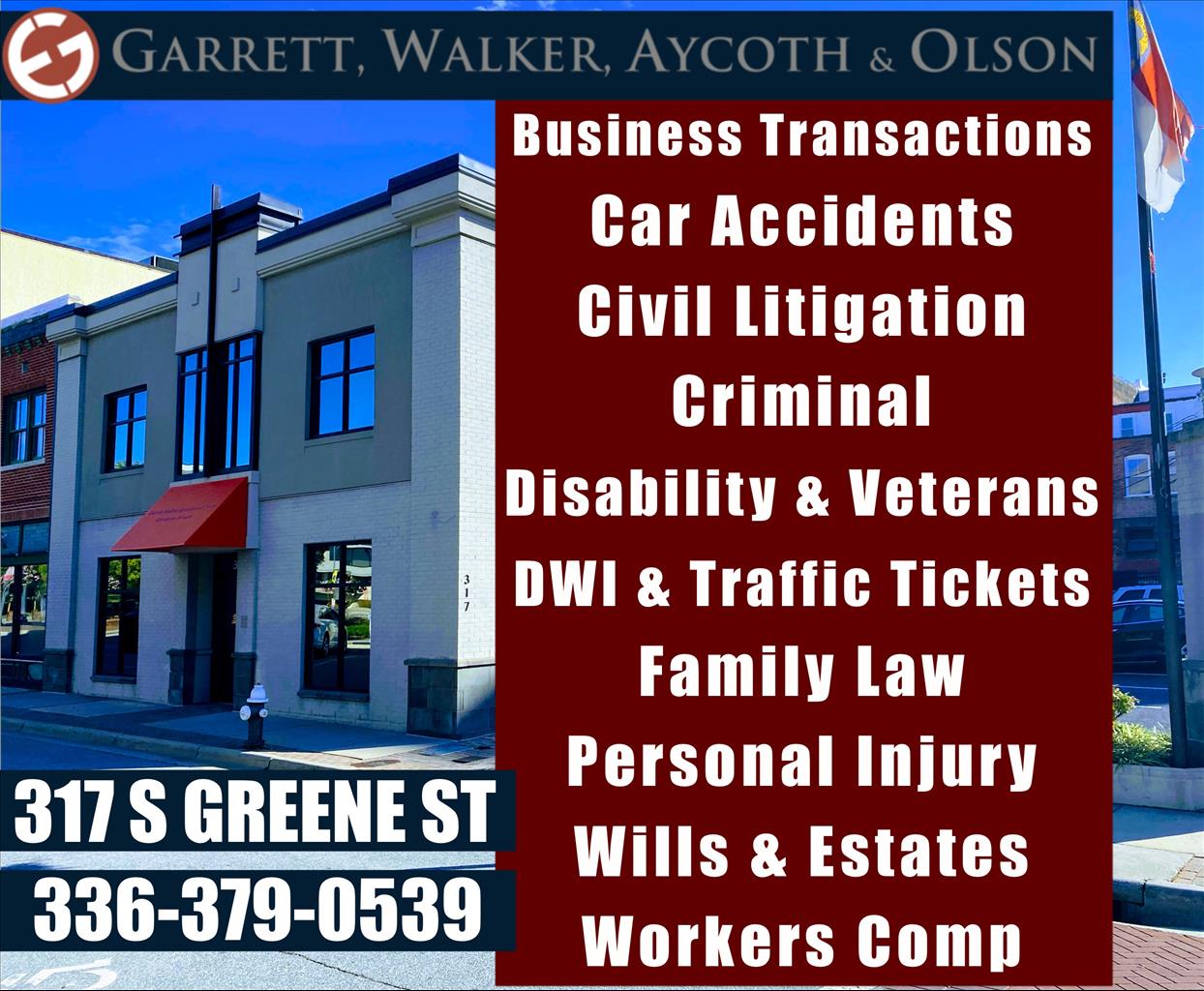Garrett, Walker & Aycoth, PLLC Greensboro,  Office