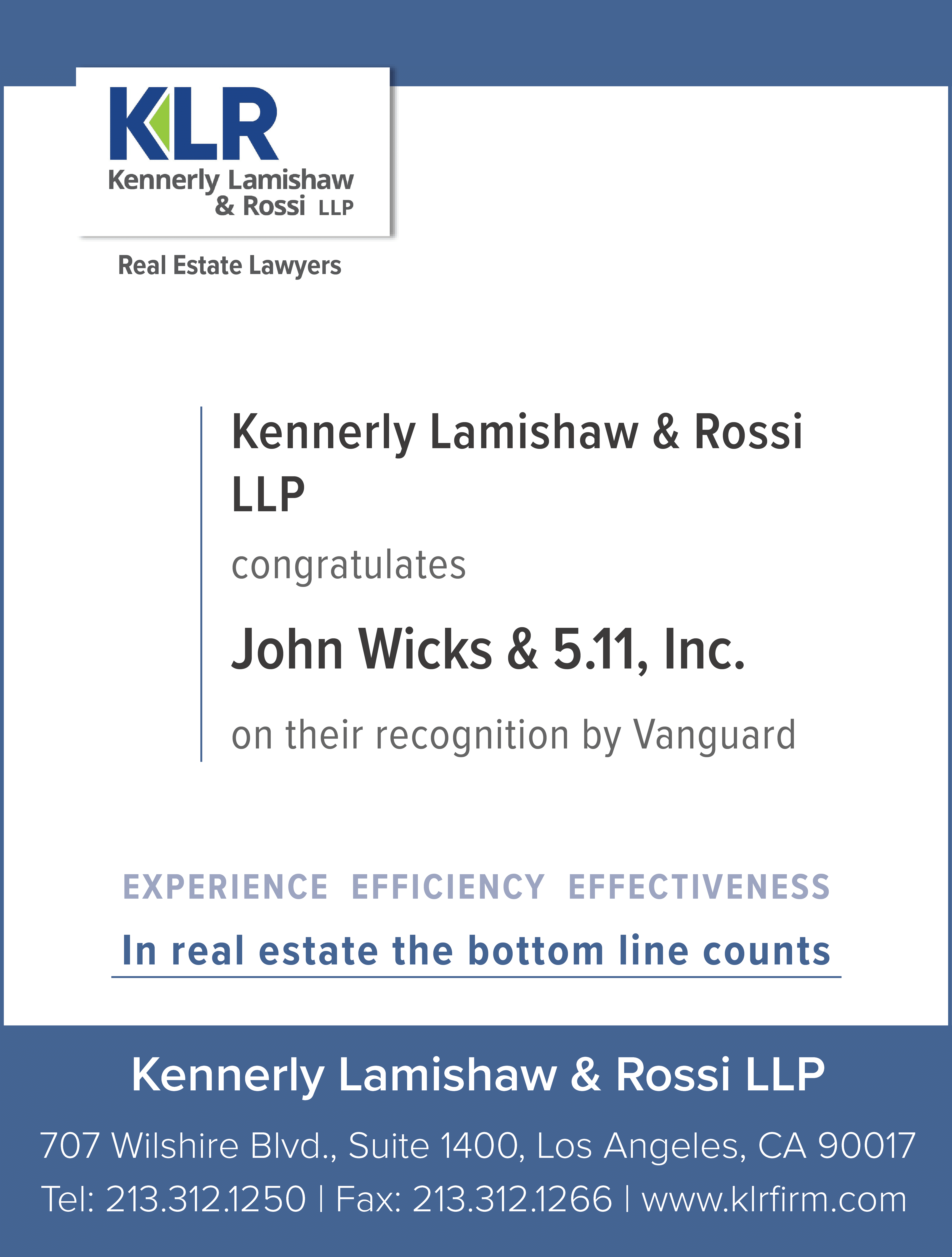 Kennerly Lamishaw & Rossi LLP Los Angeles, CA Office
