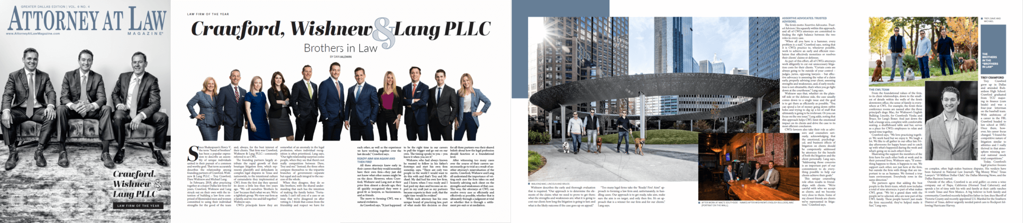 Crawford, Wishnew & Lang PLLC Dallas,  Office