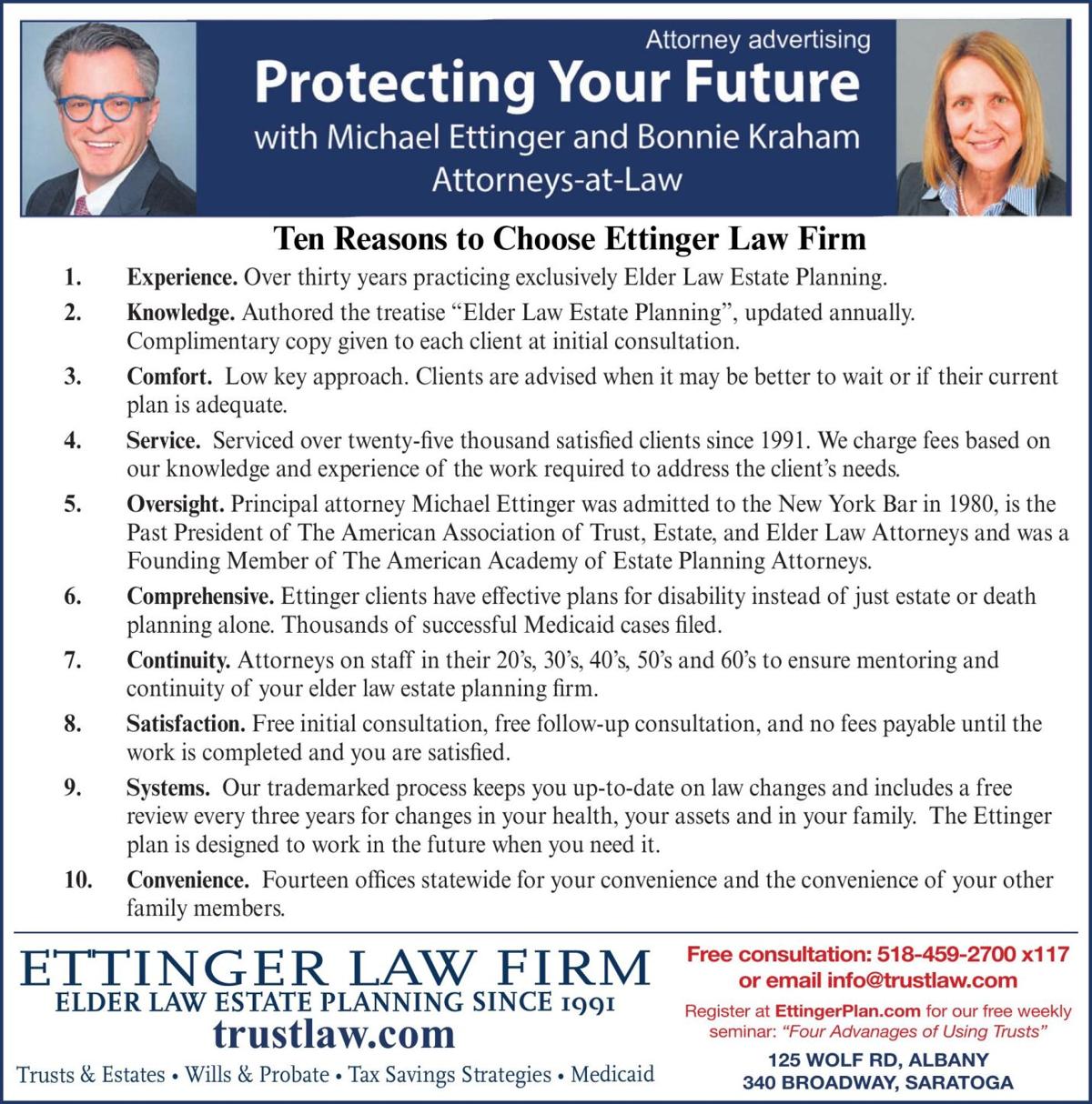 Ettinger Law Firm Albany, NY Office