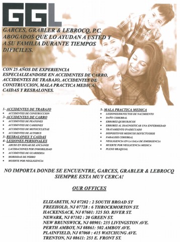 Garces, Grabler & LeBrocq Perth Amboy, NJ Office