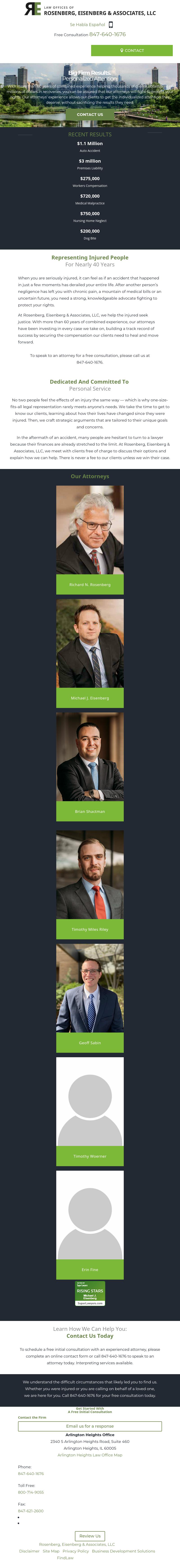 Rosenberg, Eisenberg & Associates, LLC Arlington Heights,  Office