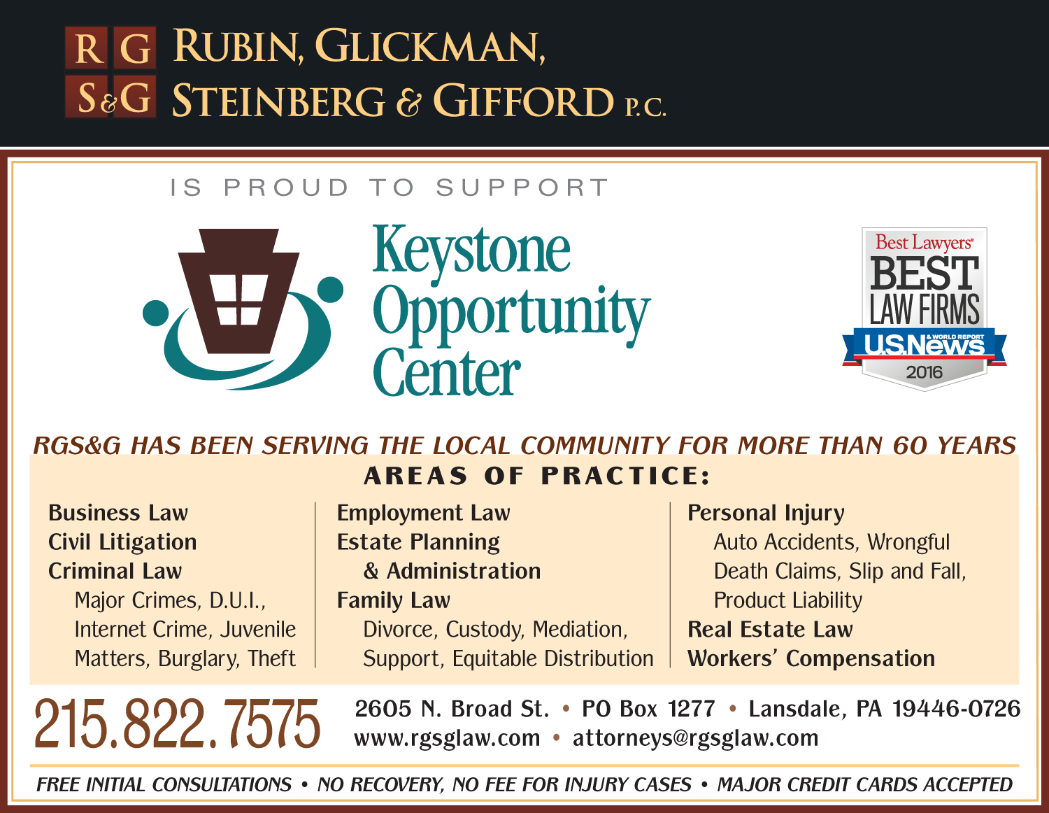 Rubin, Glickman, Steinberg & Gifford, P.C Lansdale, PA Office