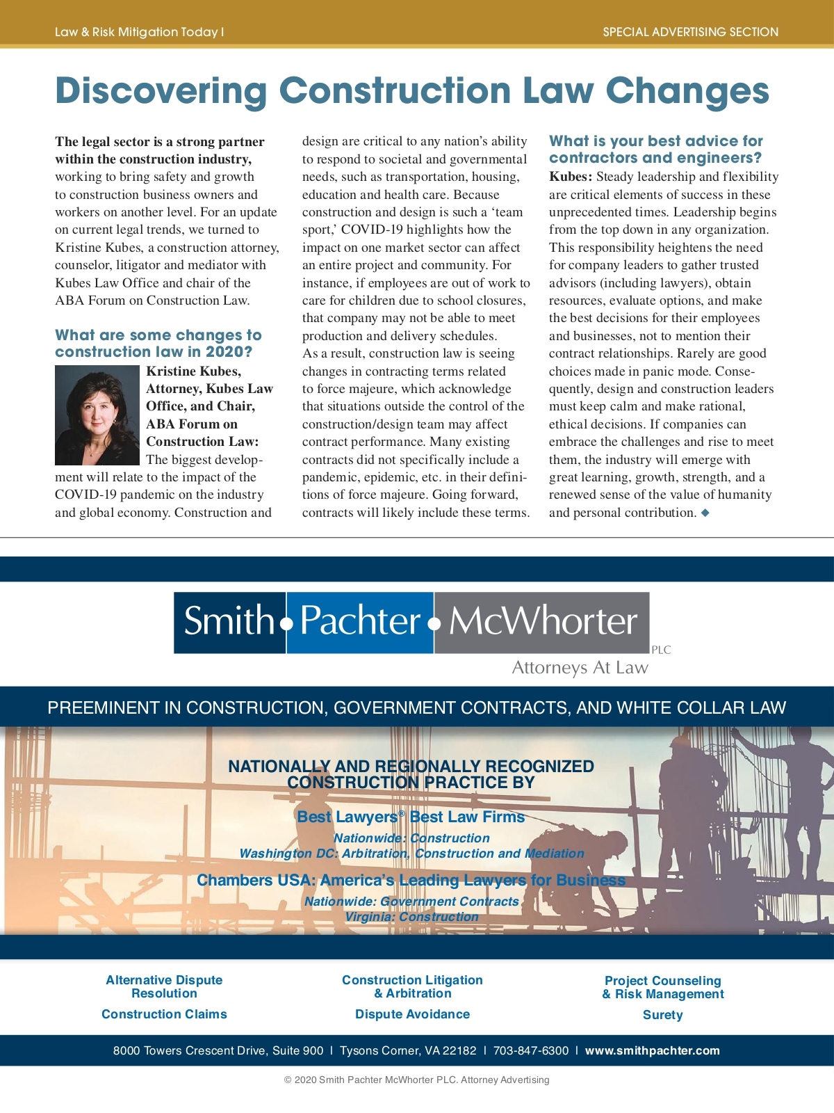 Smith, Currie & Hancock LLP Tysons Corner, VA Office