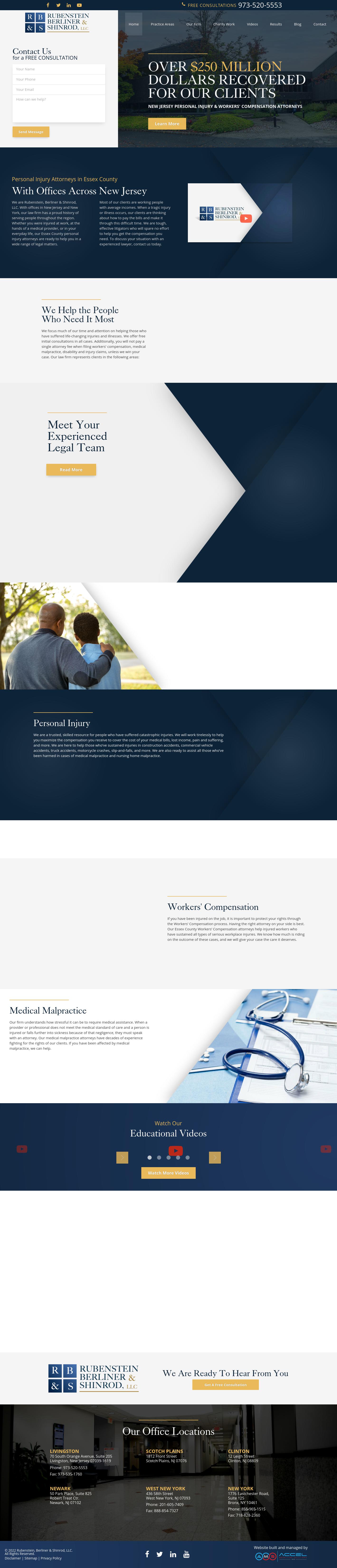 Rothenberg, Rubenstein, Berliner & Shinrod, LLC Clinton, NJ Office
