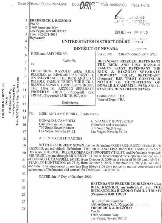 Campbell & Williams Las Vegas,  Office