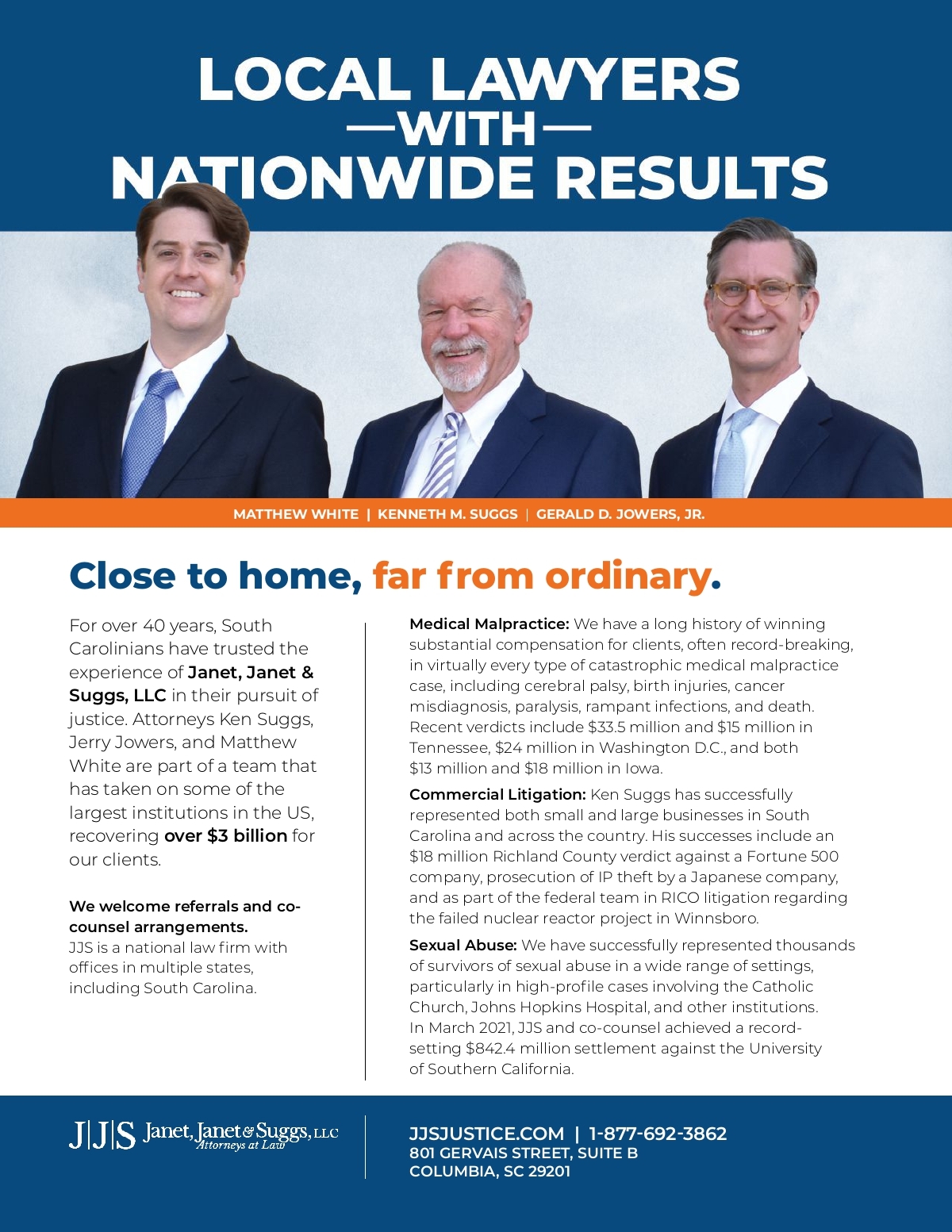 Janet, Janet & Suggs, LLC Columbia, SC Office