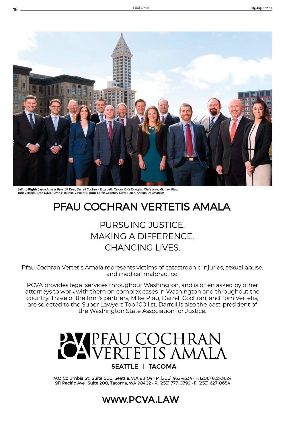 Cochran Douglas, PLLC Tacoma,  Office