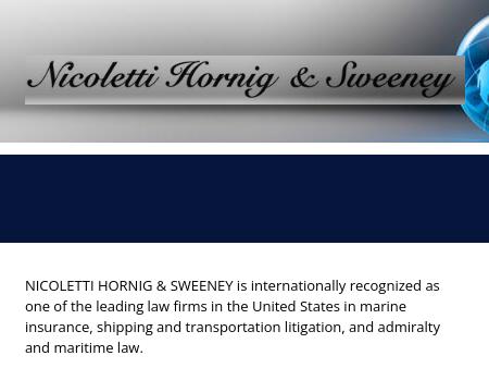 Nicoletti Hornig & Sweeney, Attorneys At Law New York City, NY Office