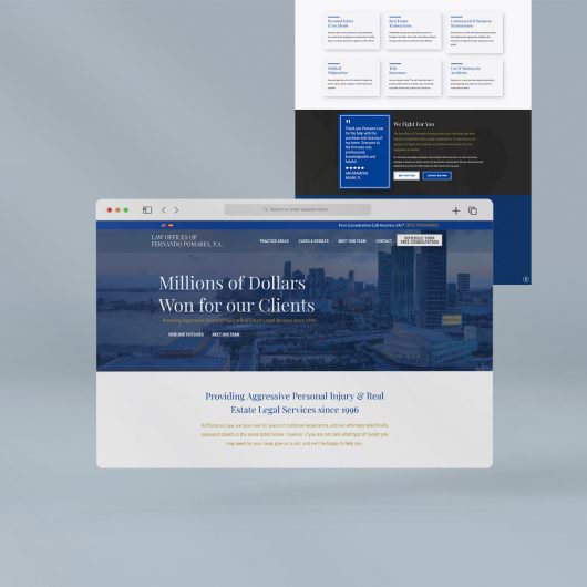 Law Offices of Fernando Pomares, P.A Miami,  Office