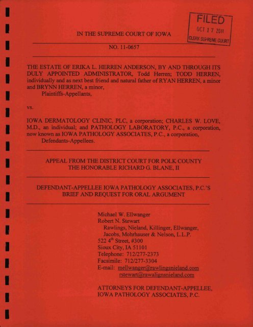 Olson Law Office Des Moines, IA Office