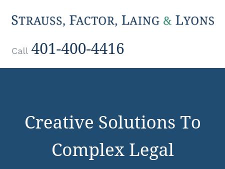 Strauss, Factor, Laing & Lyons Providence, RI Office