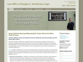 Law Office of Vaughn L. Westheimer Corpus Christi, TX Office