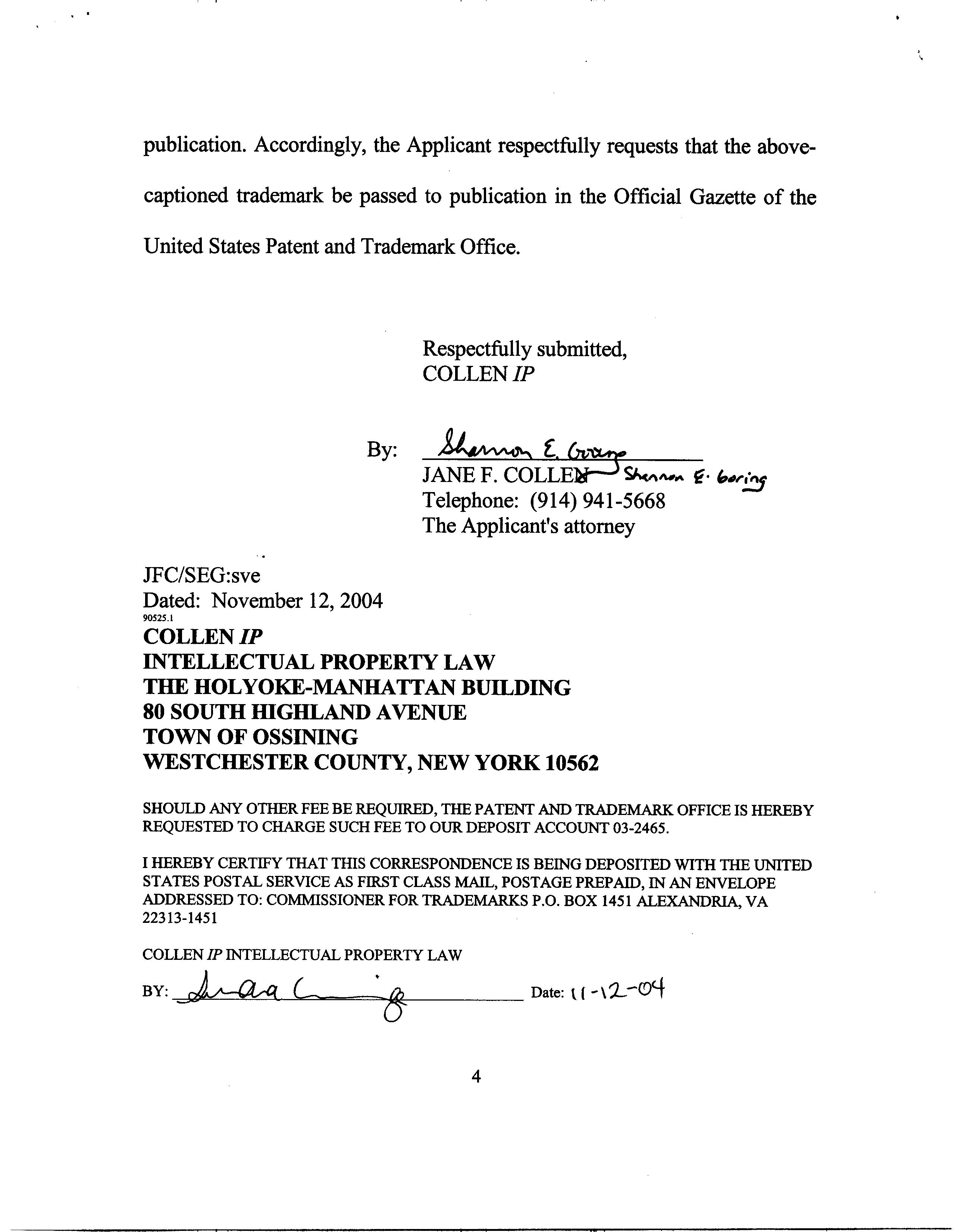 Collen IP Intellectual Property Law, P.C Ossining, NY Office