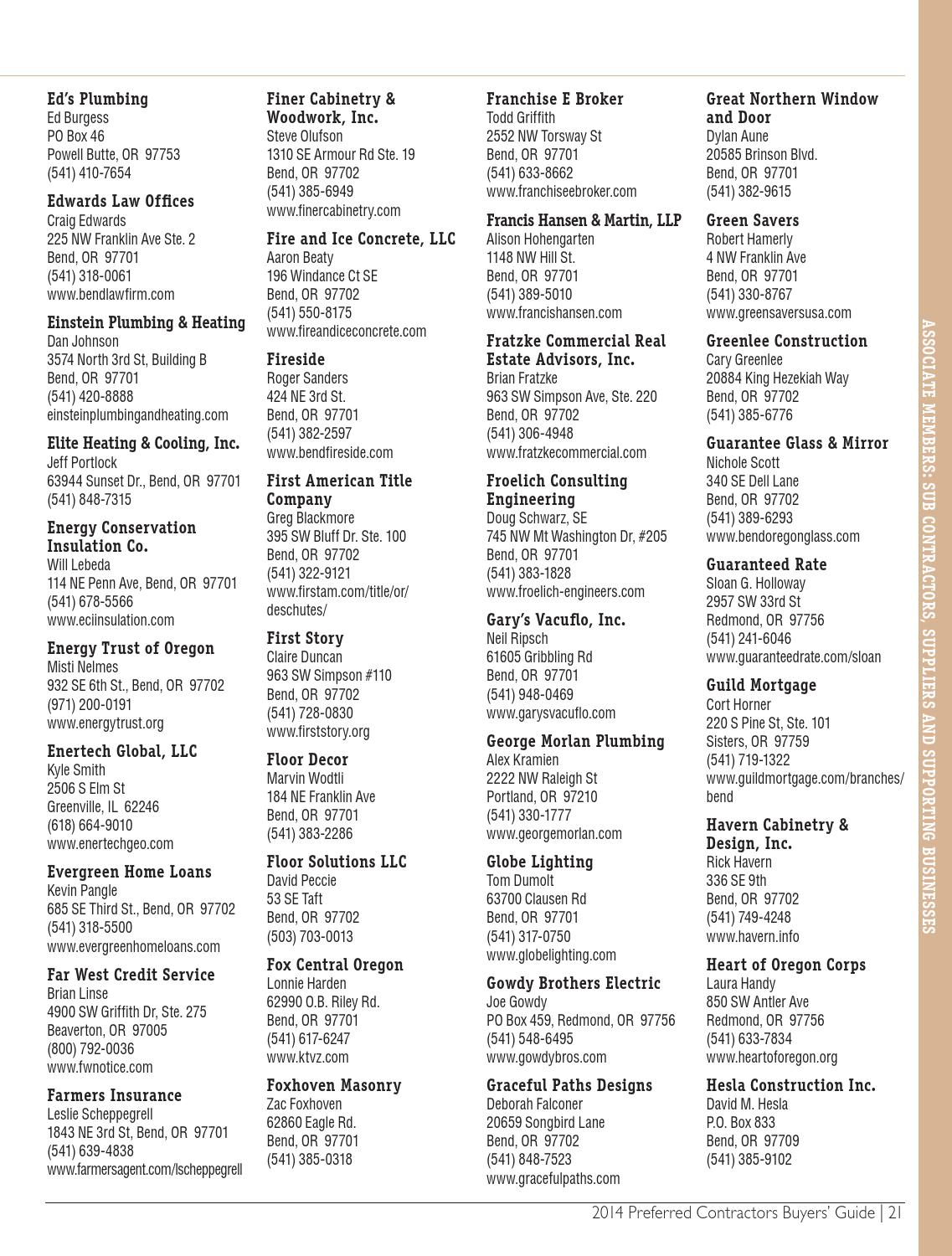 Francis Hansen & Martin LLP Bend, OR Office