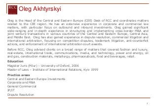 Studio Legale RCC Milano, Italy Office