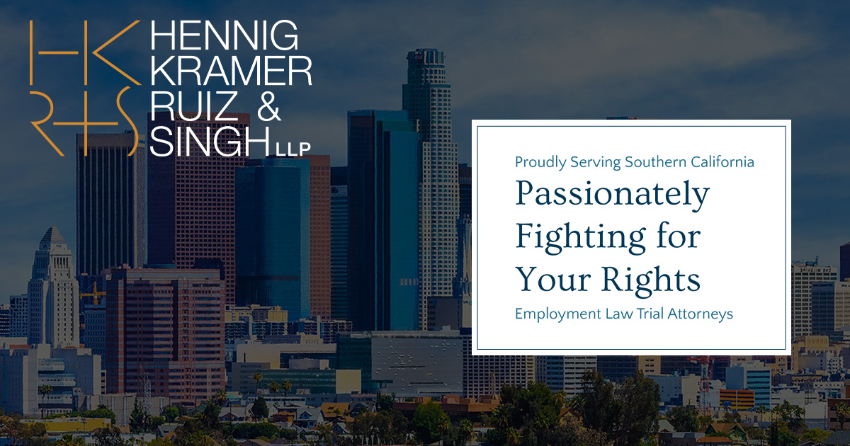 Hennig Kramer Ruiz & Singh, LLP Los Angeles,  Office