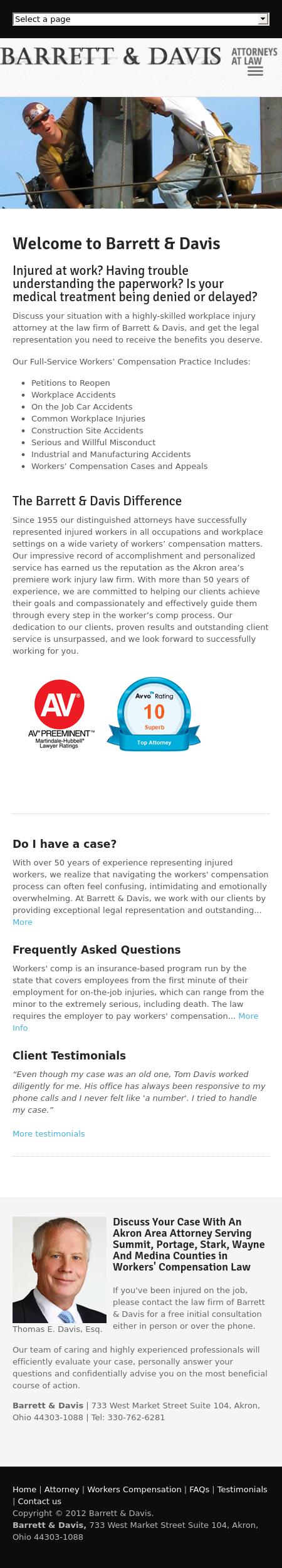 Barrett & Davis Attorney at Law Akron, OH Office