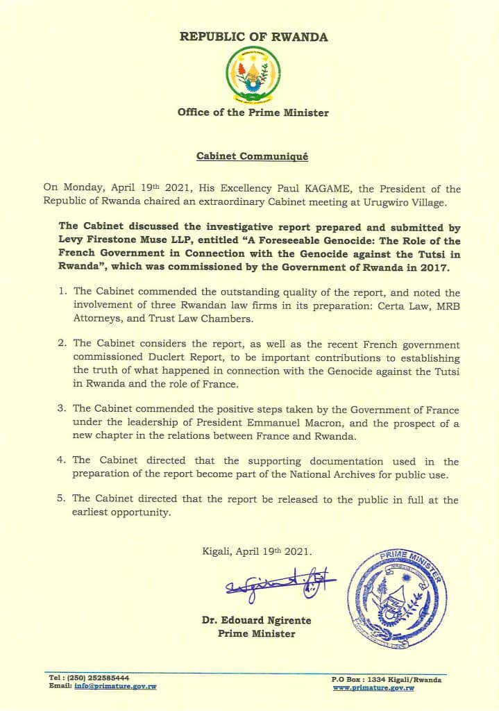 Trust Law Chambers Kigali, Rwanda Office