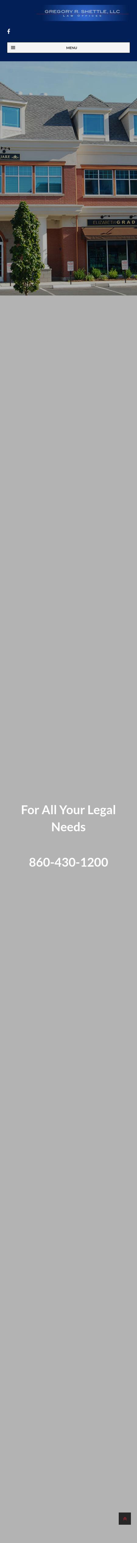 Law Office of Attorney Gregory R. Shettle, LLC Glastonbury, CT Office